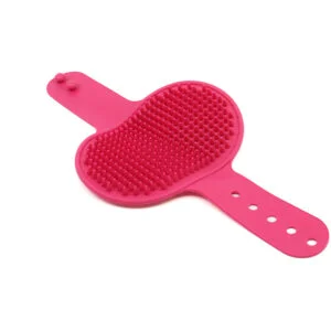 Vsepropejska Bath koupací kartáč pro psa Barva: Červená