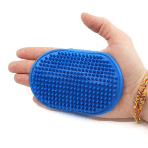 Vsepropejska Bath koupací kartáč pro psa Barva: Modrá