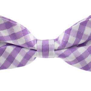 Vsepropejska Britain fialový károvaný motýlek pro psa | 21 - 42 cm Barva: Fialová