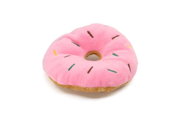 Vsepropejska Homer plyšový donut pro psa | 10 cm Barva: Růžová