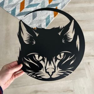 Vsepropejska Kočka 9 dřevěná dekorace na zeď Rozměr (cm): 38 x 35