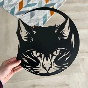 Vsepropejska Kočka 9 dřevěná dekorace na zeď Rozměr (cm): 38 x 35