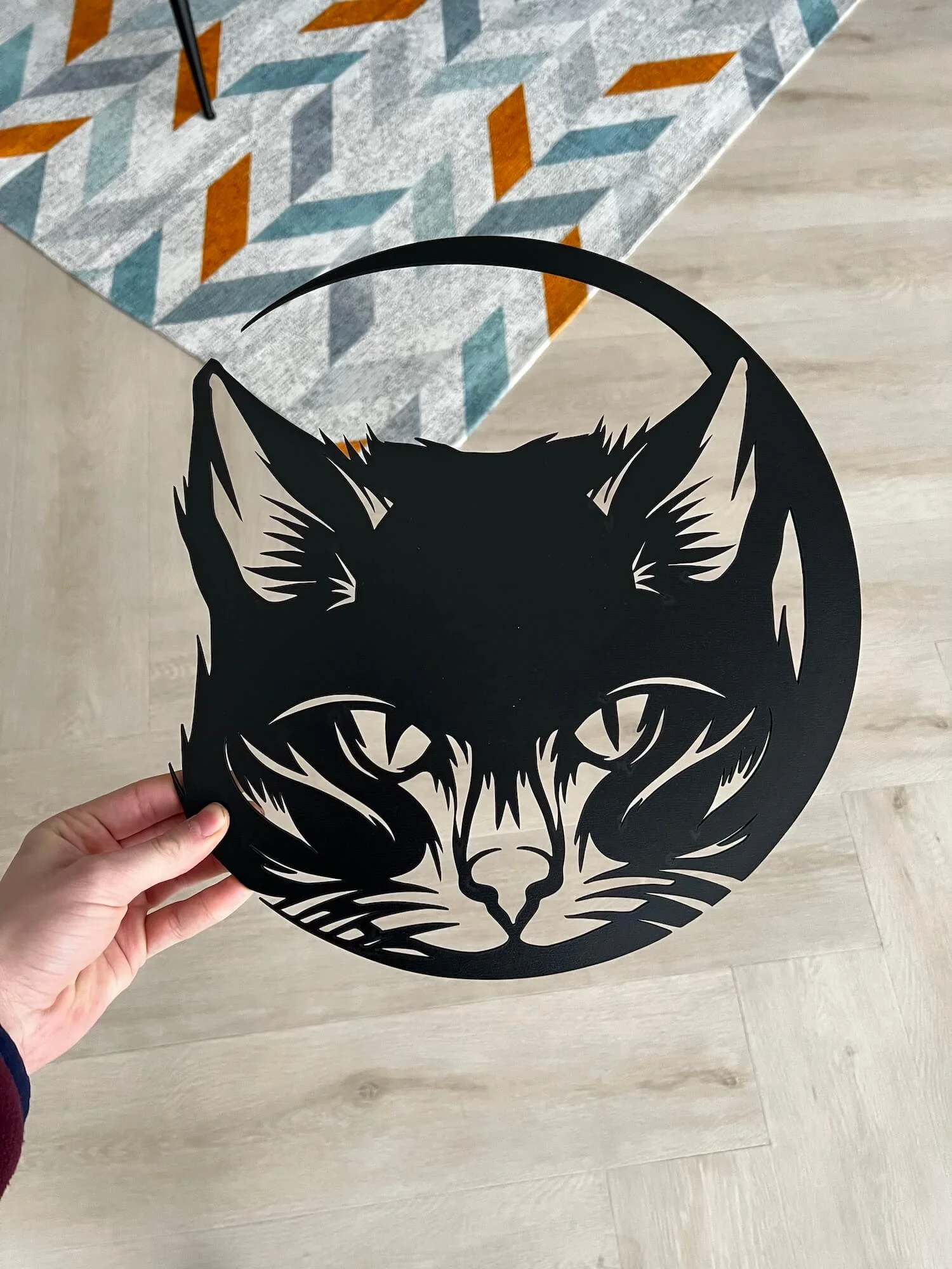 Vsepropejska Kočka 9 dřevěná dekorace na zeď Rozměr (cm): 38 x 35