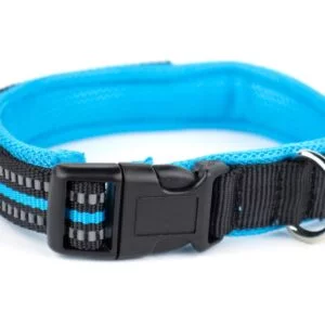 Vsepropejska Lining obojek s podšívkou | 34 - 52 cm Barva: Černo-modrá