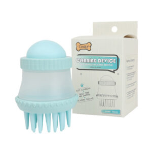 Vsepropejska Mars mycí a masážní kartáč pro psa Barva: Modrá