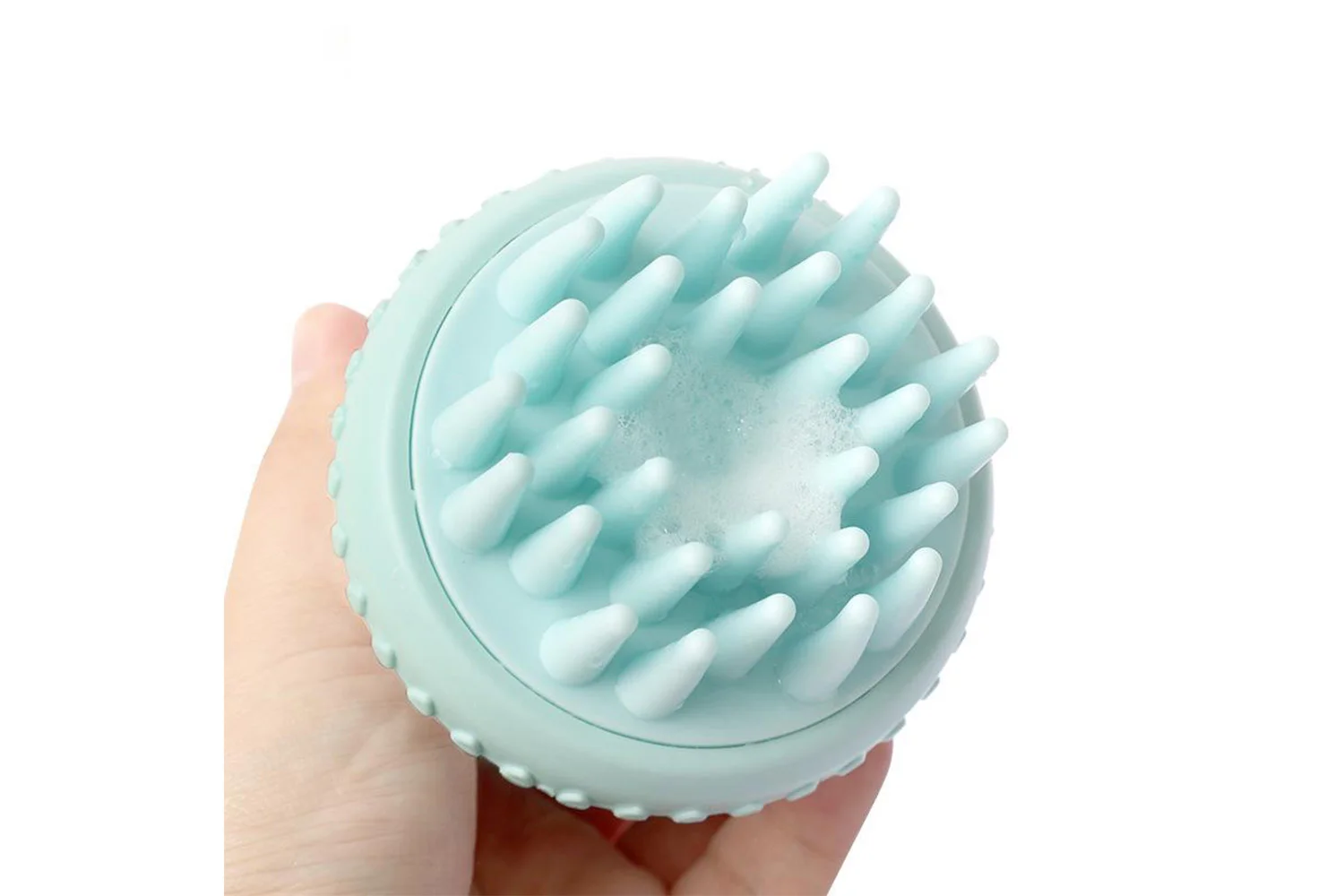 Mars mycí a masážní kartáč pro psa Barva: Šedá - Obrázek 2