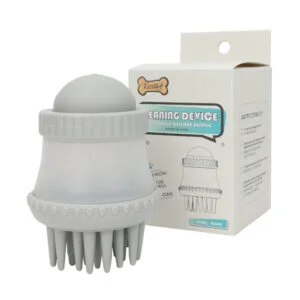 Vsepropejska Mars mycí a masážní kartáč pro psa Barva: Šedá