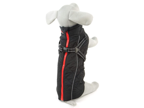 Vsepropejska Outdoorová zateplená bunda pro psa Barva: Černá