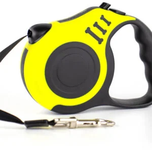 Vsepropejska Rest samonavíjecí vodítko pro psa Barva: Černo-žlutá