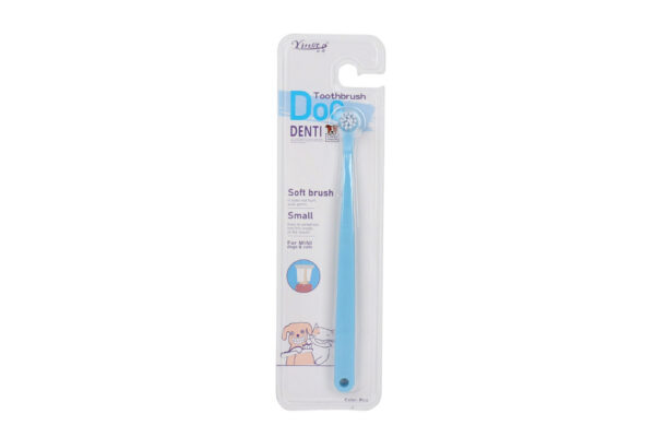 Vsepropejska Staf zubní kartáček pro psa Barva: Modrá