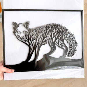 Vsepropejska Strom života liška dekorace na zeď Rozměr (cm): 38 x 28