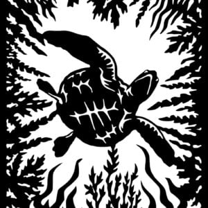 Vsepropejska Želva dekorace na zeď Rozměr (cm): 38 x 26