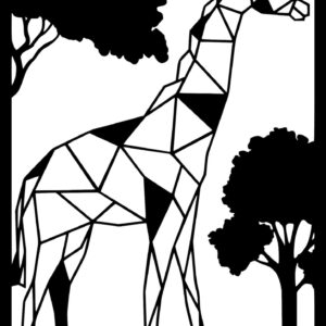 Vsepropejska Žirafa dekorace na zeď Rozměr (cm): 38 x 27