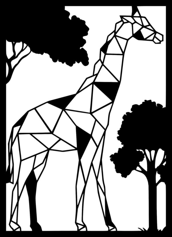 Vsepropejska Žirafa dekorace na zeď Rozměr (cm): 38 x 27