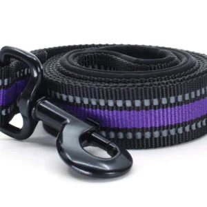 Vsepropejska Bando reflexní vodítko pro psa | 125 cm Barva: Fialová