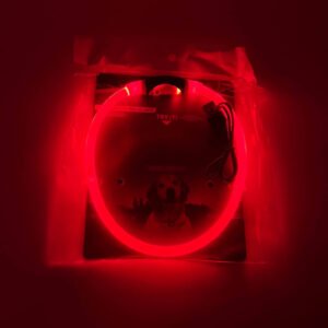 Vsepropejska Blesk LED nabíjecí obojek pro psa Barva: Červená