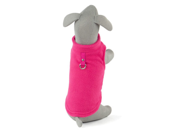 Vsepropejska Fleece mikina pro psa s poutkem Barva: Růžová
