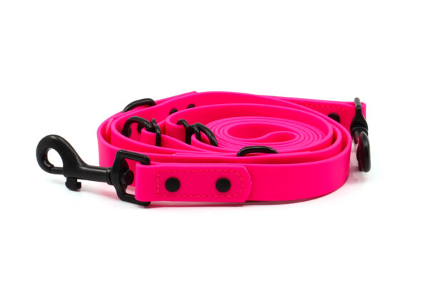 Vsepropejska Flip silikonové přepínací vodítko pro psa | 260 cm Barva: Růžová