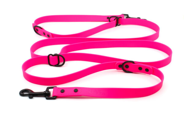 Vsepropejska Flip silikonové přepínací vodítko pro psa | 260 cm Barva: Růžová