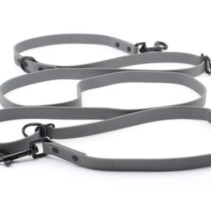 Vsepropejska Flip silikonové přepínací vodítko pro psa | 260 cm Barva: Šedá