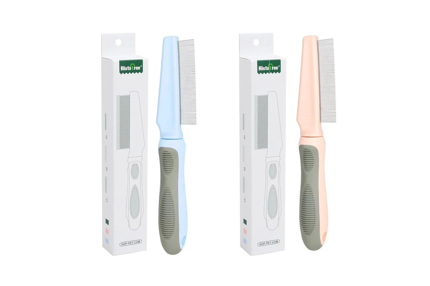 Lois hřeben pro psa na blechy | 20 cm Barva: Modrá - Obrázek 2