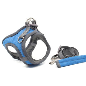 Vsepropejska Neve postroj pro psa s vodítkem | 23 – 49 cm Barva: Tmavě modrá