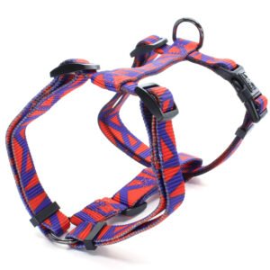 Vsepropejska Rais fialovo-červený postroj pro psa Obvod hrudníku: 30 - 45 cm