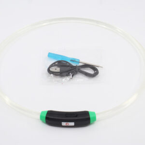 Vsepropejska Světluška LED nabíjecí obojek pro psa Barva: Zelená