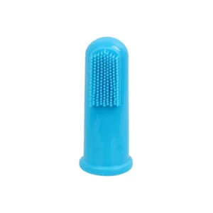 Vsepropejska Zubní kartáček na prst pro psa Barva: Modrá