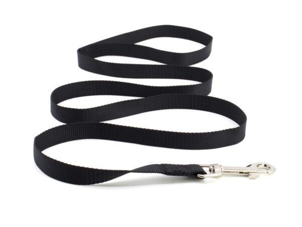 Vsepropejska Zuky nylonové vodítko pro psa | 124 cm Barva: Černá