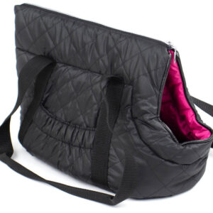 Carry taška pro psa | do 4 Kg Barva: Černo-růžová