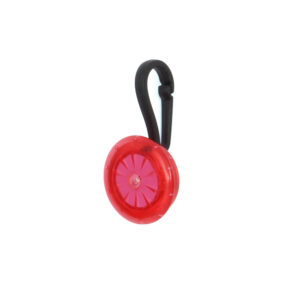 Vsepropejska Axa LED svítící přívěšek pro psa Barva: Červená
