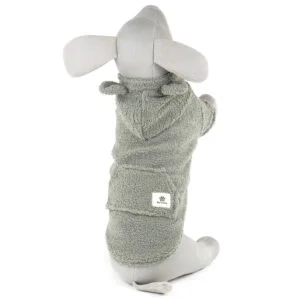 Vsepropejska Bred mikina pro psa s ušima Barva: Šedá