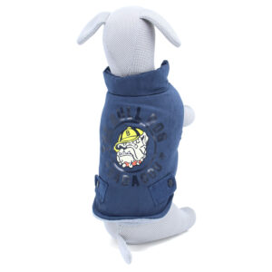 Vsepropejska Bulldog zimní bunda pro psa Barva: Modrá