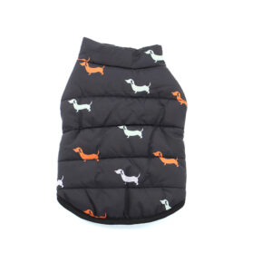 Vsepropejska Dukát zimní bunda pro psa Barva: Černá