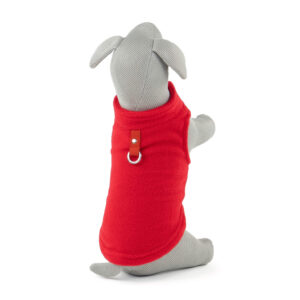 Vsepropejska Fleece mikina pro psa s poutkem Barva: Červená