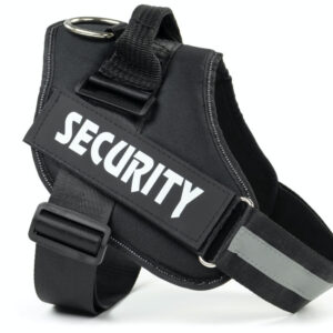 Vsepropejska Security černý postroj pro psa | 51 – 115 cm Barva: Černá