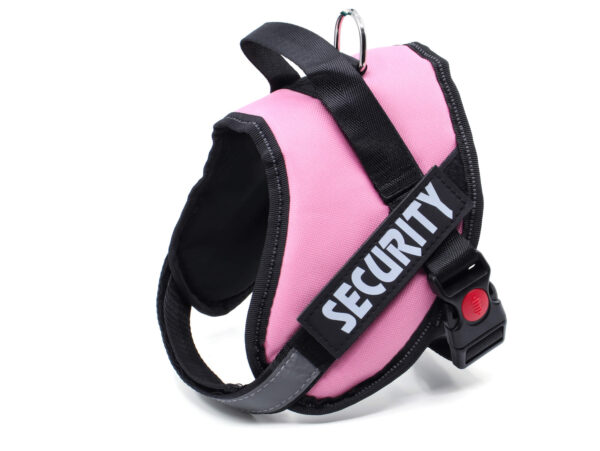 Vsepropejska Security světle růžový postroj pro psa | 51 – 115 cm Barva: Růžová