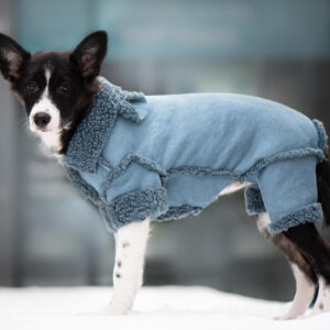 Vsepropejska Wolker zimní kombinéza pro psa Barva: Modrá
