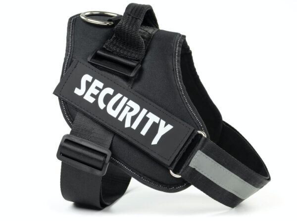 Vsepropejska Security bezpečný postroj pro psa | 51 – 115 cm Barva: Černá