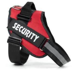 Vsepropejska Security bezpečný postroj pro psa | 51 – 115 cm Barva: Červená