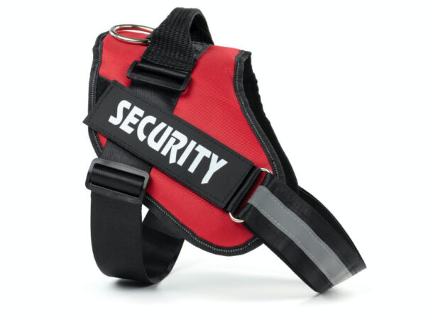 Vsepropejska Security bezpečný postroj pro psa | 51 – 115 cm Barva: Červená