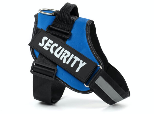 Vsepropejska Security bezpečný postroj pro psa | 51 – 115 cm Barva: Modrá