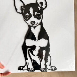 Vsepropejska Čivava 8 dřevěná dekorace na zeď Rozměr (cm): 38 x 21