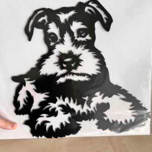 Vsepropejska Knírač dřevěná dekorace na zeď Rozměr (cm): 38 x 37