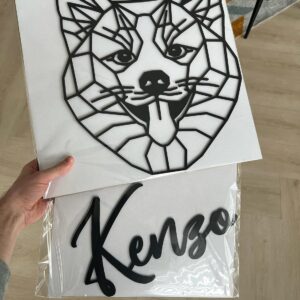 Vsepropejska Shiba-inu 1 dřevěná dekorace na zeď Rozměr (cm): 38 x 32