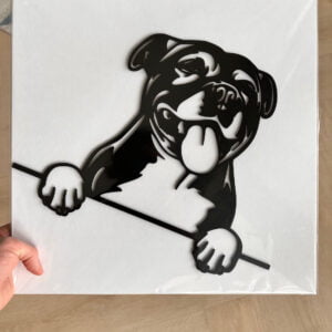 Vsepropejska Staford dřevěná dekorace na zeď Rozměr (cm): 35 x 27