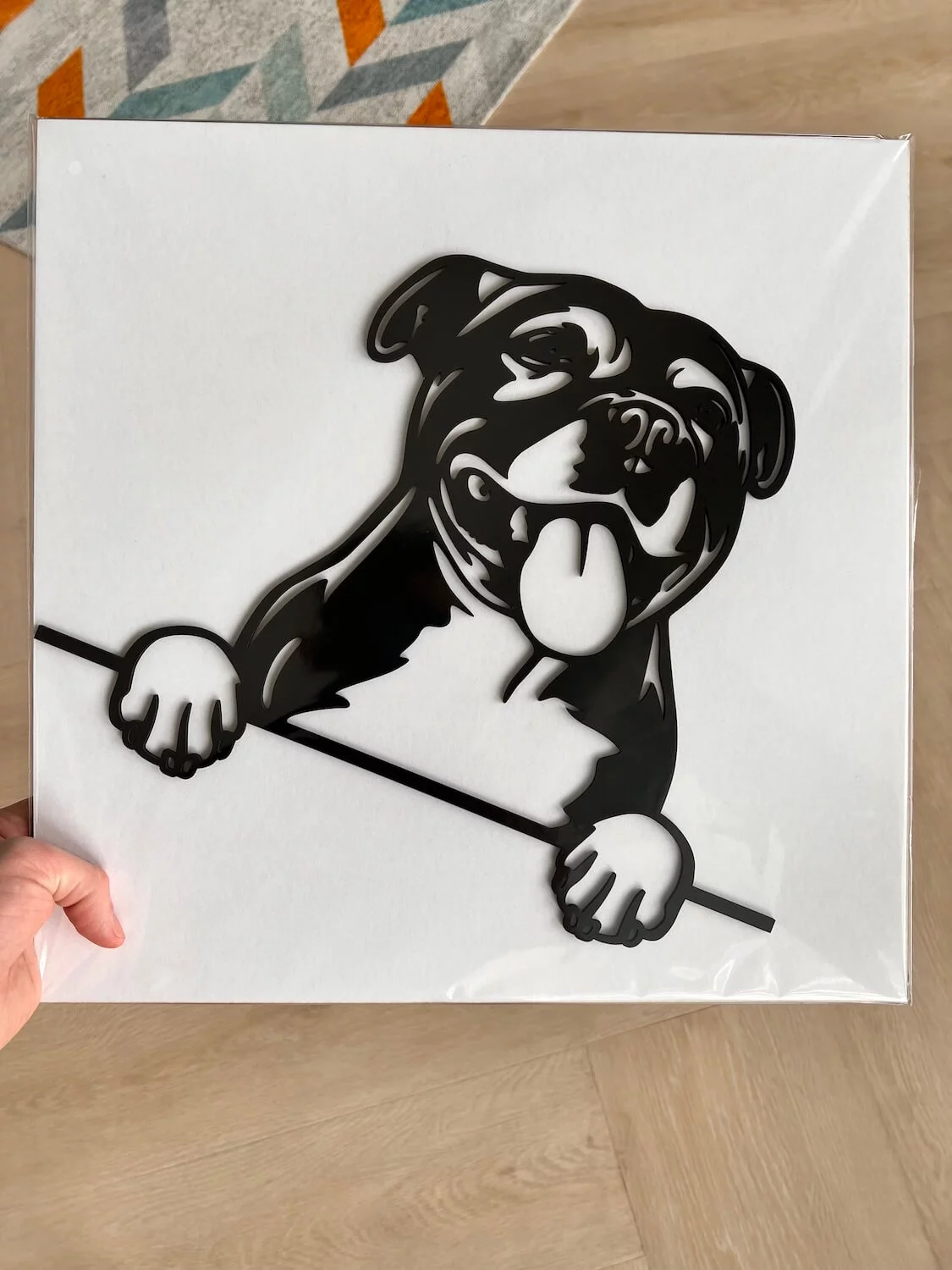 Vsepropejska Staford dřevěná dekorace na zeď Rozměr (cm): 35 x 27