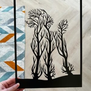 Vsepropejska Strom života pudl dekorace na zeď Rozměr (cm): 38 x 27