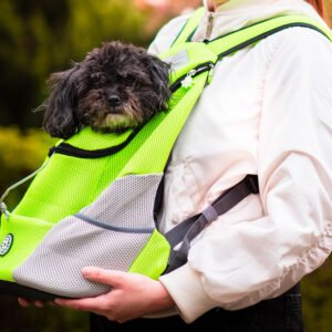 Vsepropejska Trend batoh pro psa | do 10 Kg Barva: Zelená